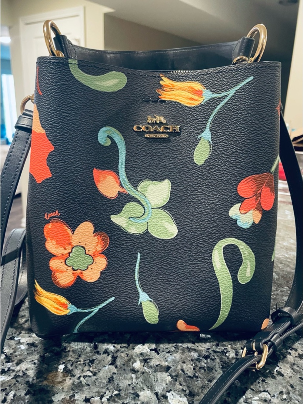Coach Small Town bucket bag in Dreamy Floral